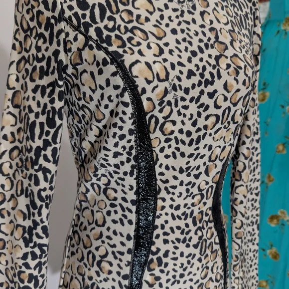 maria grazia severi leopard print Signature dress Size 42 It US 6 - Picture 2 of 11
